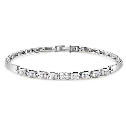 Браслет из белого золота с бриллиантами