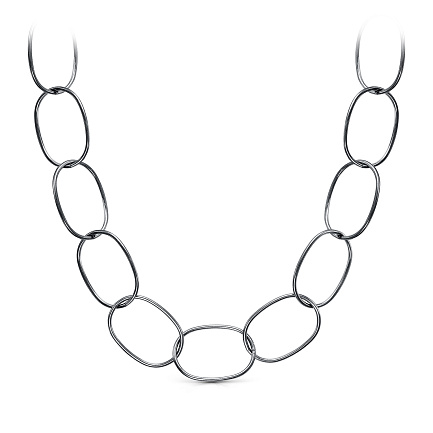 Колье из серебра