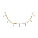 Колье из серебра с фианитами