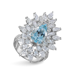 Кольцо из белого золота