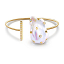 Браслет декоративный из желтого золота с бриллиантами