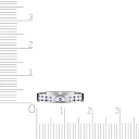 Кольцо из белого золота с бриллиантами