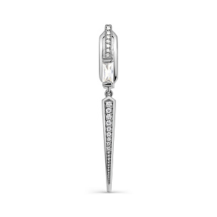 Подвеска из серебра с фианитом