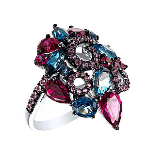 Кольцо из белого золота