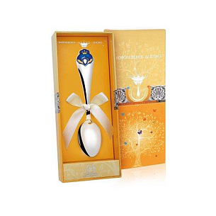 Ложка детская из серебра Принц 