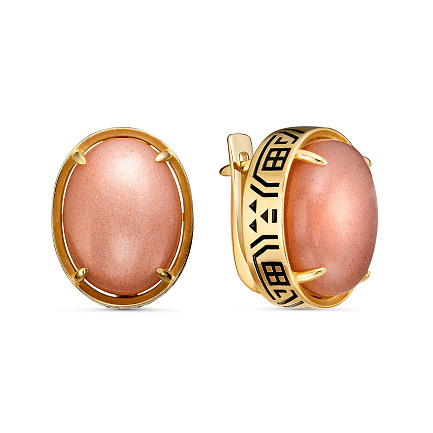 Серьги с английским замком из серебра