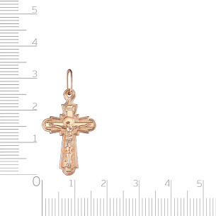 Крест из красного золота