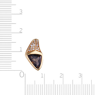 Подвеска из желтого золота с бриллиантом