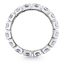 Кольцо из белого золота с бриллиантами