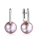 Серьги из белого золота с жемчугом