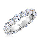 Кольцо из белого золота с бриллиантами