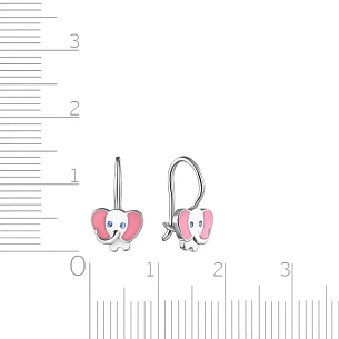 Серьги детские из серебра