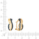 Серьги из желтого золота