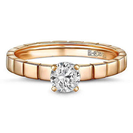 Кольцо из золота с бриллиантом