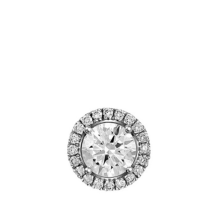 Подвеска из белого золота с бриллиантами