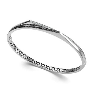 Браслет из белого золота с бриллиантом