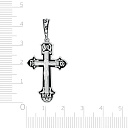 Крест из серебра с эмалью