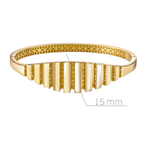 Браслет декоративный из желтого золота
