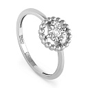 Кольцо из белого золота с бриллиантом