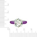 Кольцо из серебра с эмалью