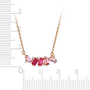 Колье из красного золота