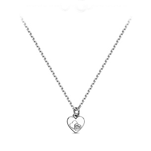 Колье из серебра с позолотой