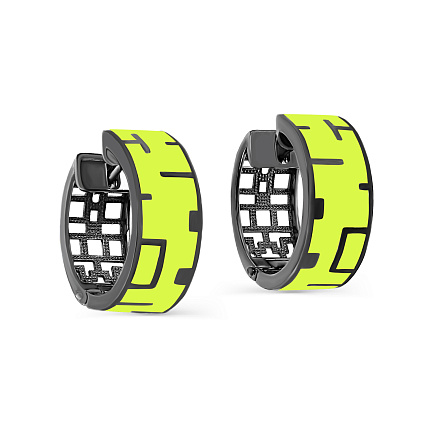 Серьги с английским замком из серебра