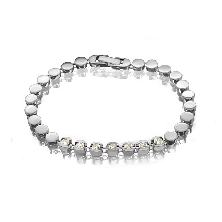 Браслет из белого золота с бриллиантами