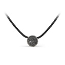 Колье из серебра с бриллиантом