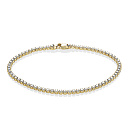 Браслет из желтого золота с бриллиантами