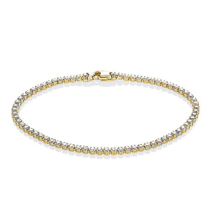 Браслет из желтого золота с бриллиантами