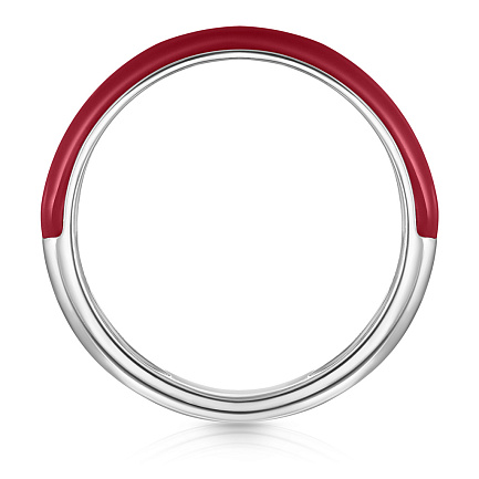 Кольцо из серебра с эмалью