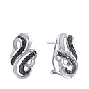 Серьги из белого золота