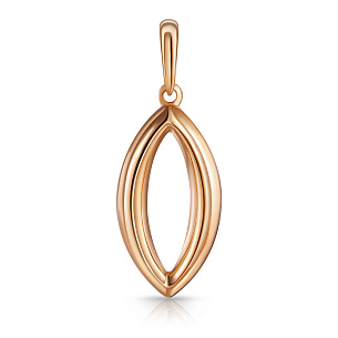 Подвеска из красного золота