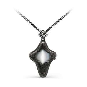 Колье из серебра с фианитами