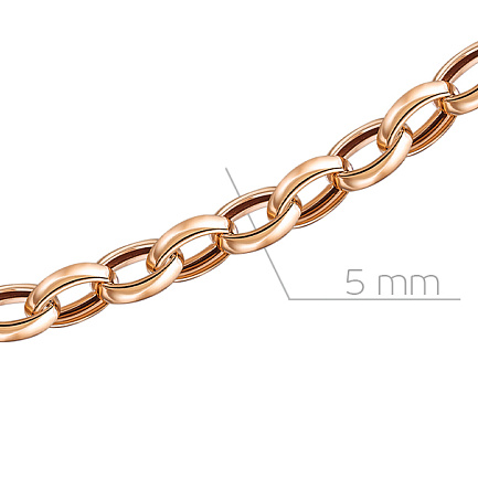 Колье из красного золота