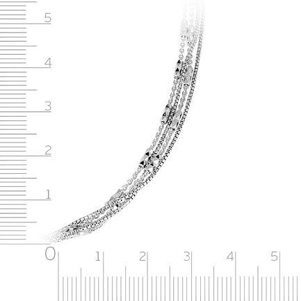 Колье из серебра