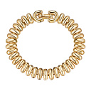 Браслет декоративный из серебра с позолотой