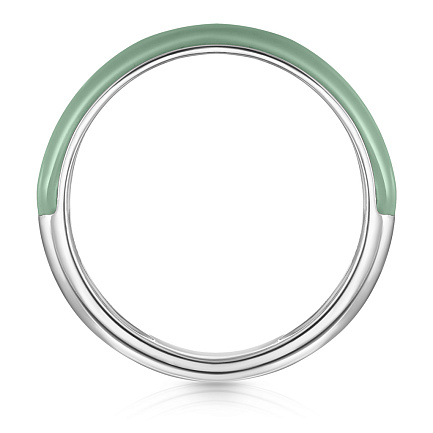 Кольцо из серебра с эмалью