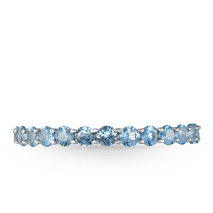 Кольцо из серебра с цирконием