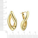 Серьги из серебра с позолотой