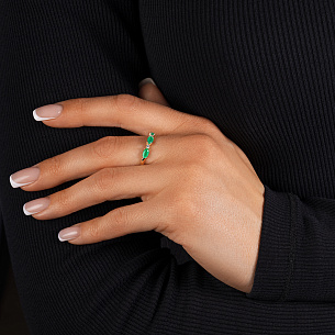 Кольцо из желтого золота