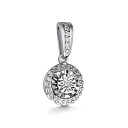 Подвеска из белого золота с бриллиантами