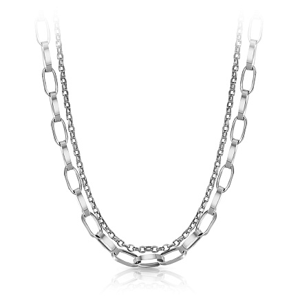 Колье из серебра