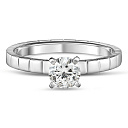 Кольцо из белого золота с бриллиантом