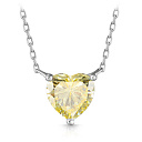 Колье из серебра с фианитом