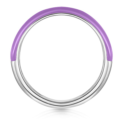 Кольцо из серебра с эмалью