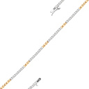 Браслет из красного золота с бриллиантами