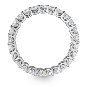 Кольцо из серебра с цирконием