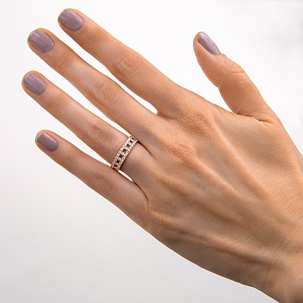 Кольцо из золота с бриллиантами